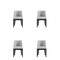 Manhattan Comfort Gansevoort Faux Leather Dining Chair in Stone Grey - Set of 4 2-DC051-ST - alternate 1